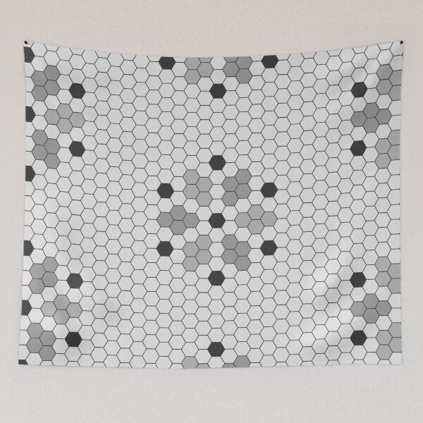Item preview, Gray Hexy Tiles designed and sold by Carolina Diaz.