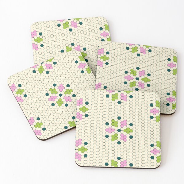 Item preview, Green Hexy Tiles designed and sold by Carolina Diaz.