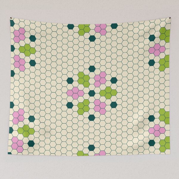 Item preview, Green Hexy Tiles designed and sold by Carolina Diaz.
