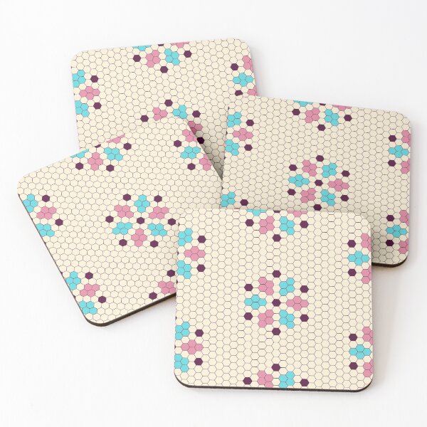 Item preview, Pink Hexy Tiles designed and sold by Carolina Diaz.