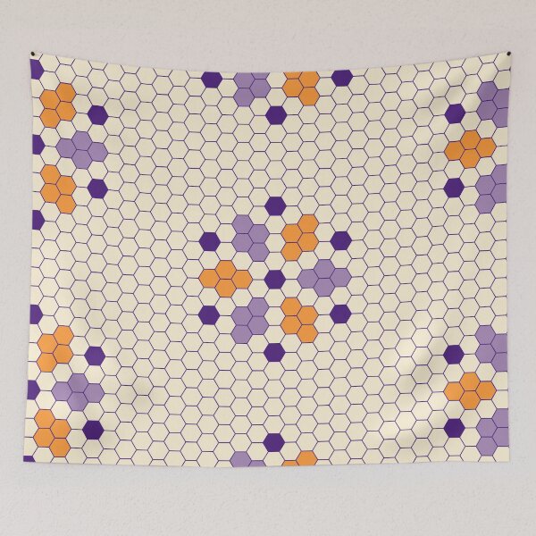 Item preview, Purple Hexy Tiles designed and sold by Carolina Diaz.