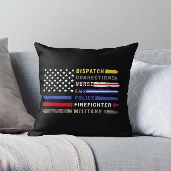 Hero flag Throw Pillow