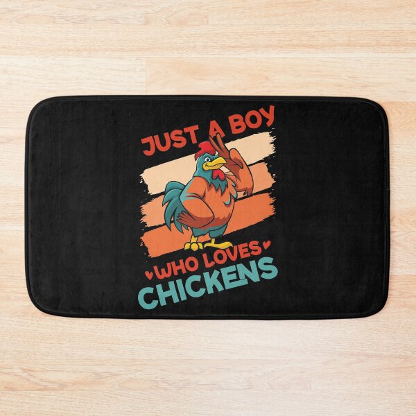 Item preview, Just A Boy Who Loves Chickens designed and sold by Kamel Designs.