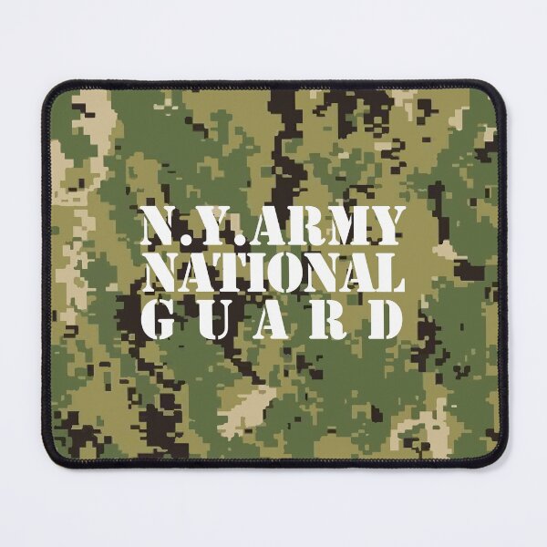 Item preview, Marine Pattern (MARPAT), NWU typeIII AOR-2, digital camouflage pattern swatch. US. Marines, US.navy - text: NEW YORK ARMY NATIONAL GUARD typographic designed and sold by NineJuly.