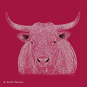 Artwork thumbnail, Rocky Bull Sketch by Mike Hansen