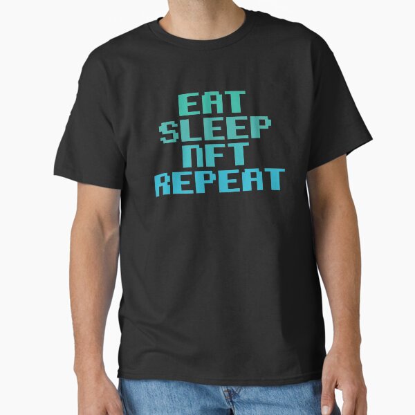 Item preview, Eat Sleep NFT Repeat | Funny Trader Design designed and sold by Printend _.