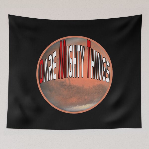 Item preview, Dare Mighty Things Mars Rover Perseverance Parachute designed and sold by SagittarArt.