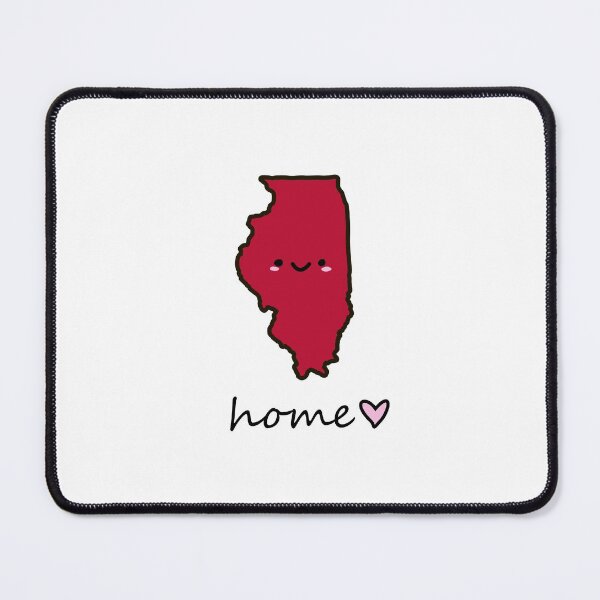 Item preview, cute Illinois happy face Northern Illinois University colors designed and sold by Maple Design Studio.