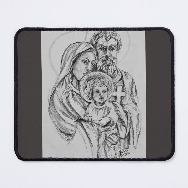 Item preview, The Holy Family designed and sold by paintingsbyk.