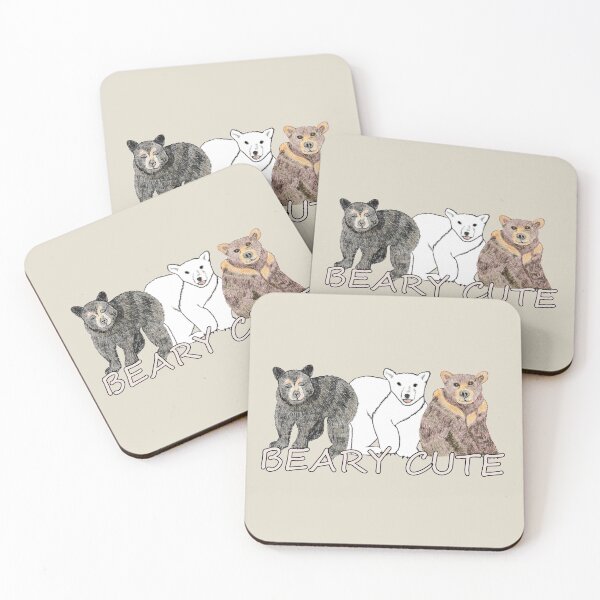 Item preview, Animal art, sketch, bears, Beary Cute designed and sold by Sandra O'Toole.