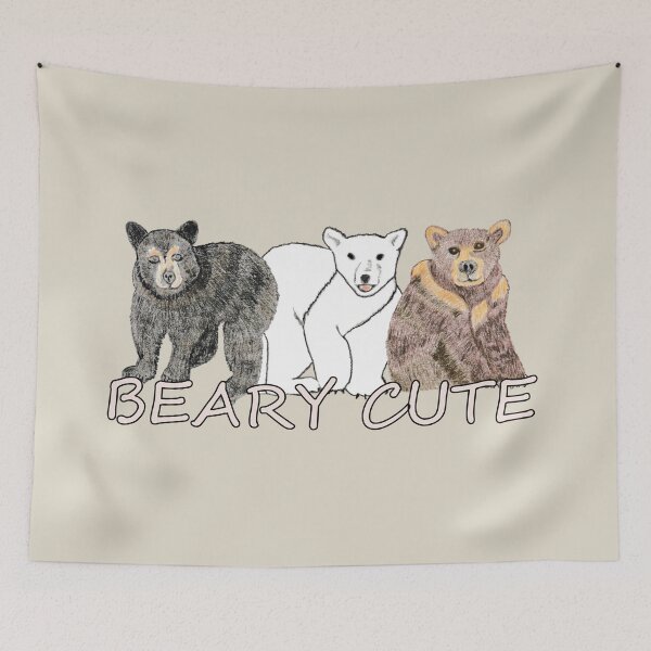 Item preview, Animal art, sketch, bears, Beary Cute designed and sold by Sandra O'Toole.