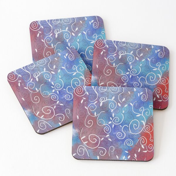 Item preview, Blue and White Swirls designed and sold by bloomingvine.