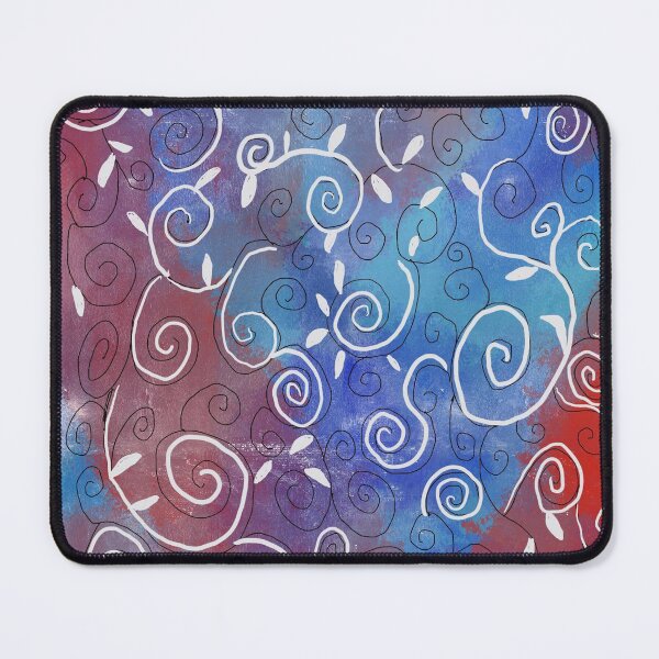 Item preview, Blue and White Swirls designed and sold by bloomingvine.
