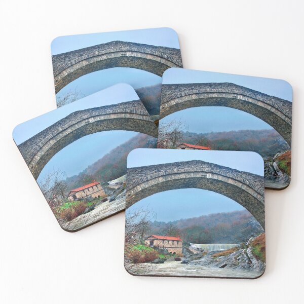 Item preview, A bridge, a watermill and a waterfall designed and sold by Hercules Milas.