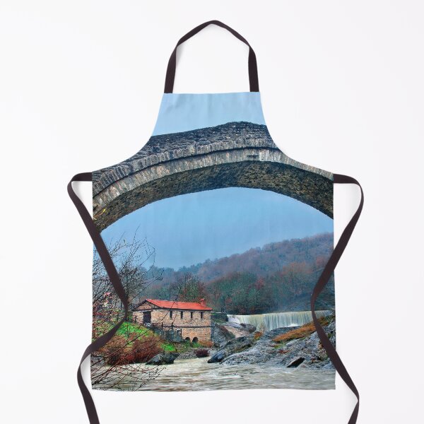 Item preview, A bridge, a watermill and a waterfall designed and sold by Hercules Milas.