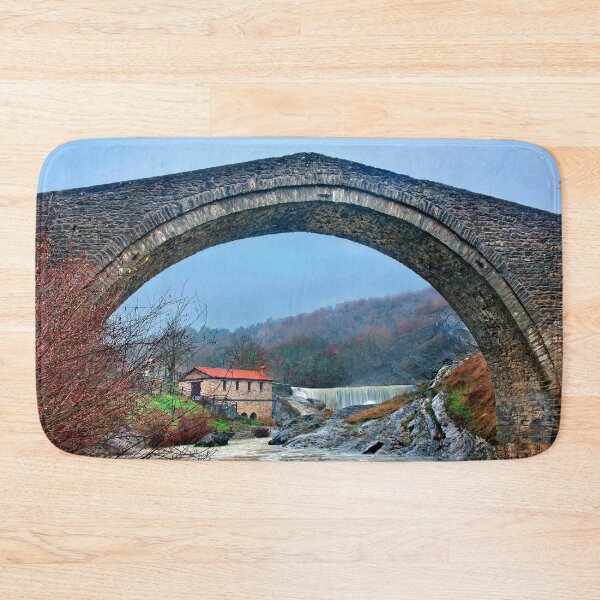Item preview, A bridge, a watermill and a waterfall designed and sold by Hercules Milas.