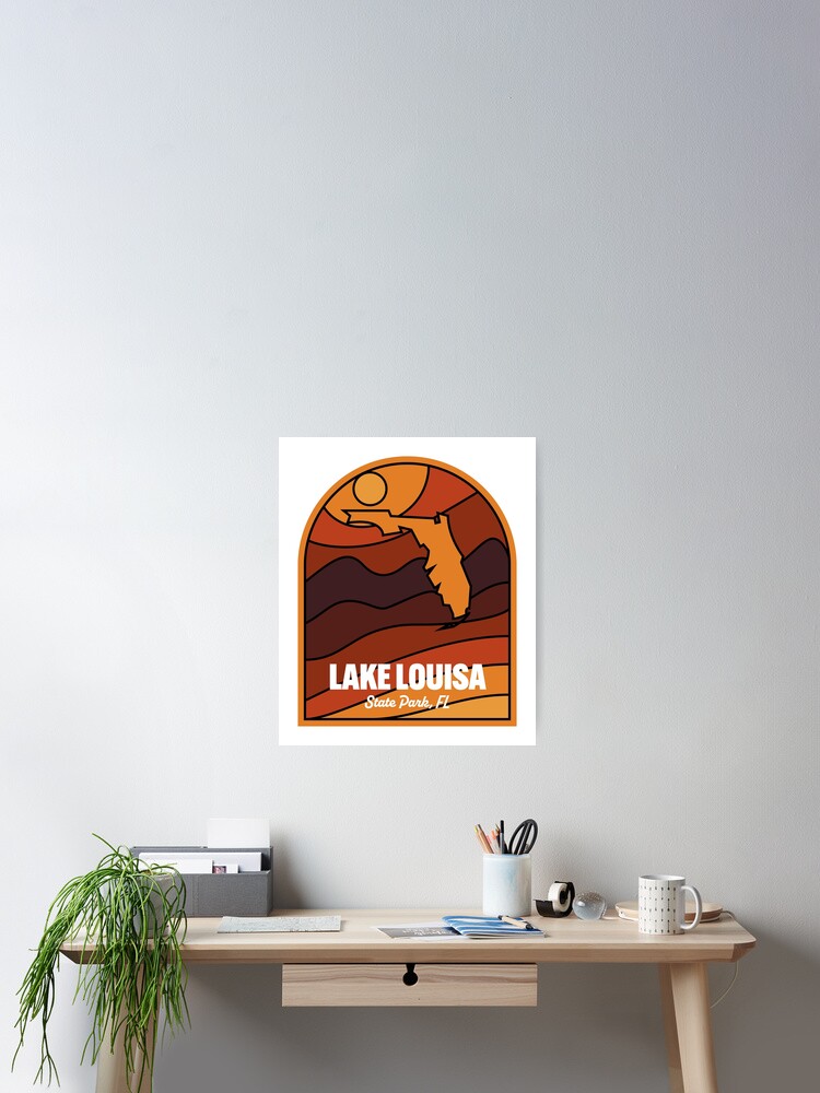 Aperçu 2 sur 3. Poster avec l'œuvre Lake Louisa State Park Florida créée et vendue par HalpinDesign.