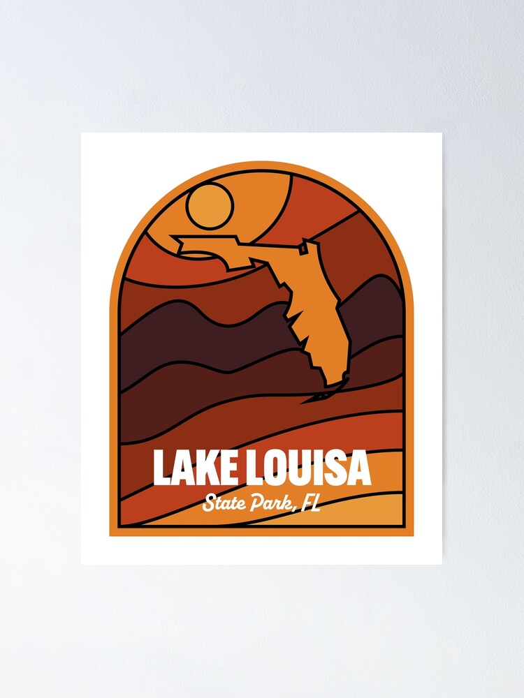 Aperçu 1 sur 3. Poster avec l'œuvre Lake Louisa State Park Florida créée et vendue par HalpinDesign.
