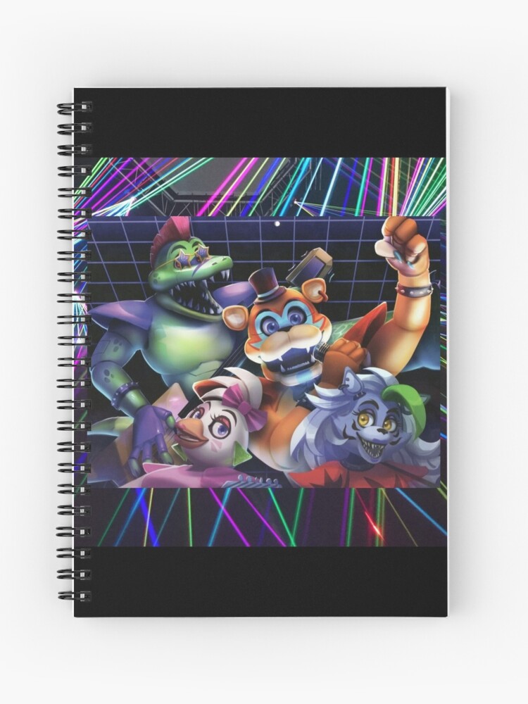 Main Animatronics: FNAF Security Breach Spiral Notebook 