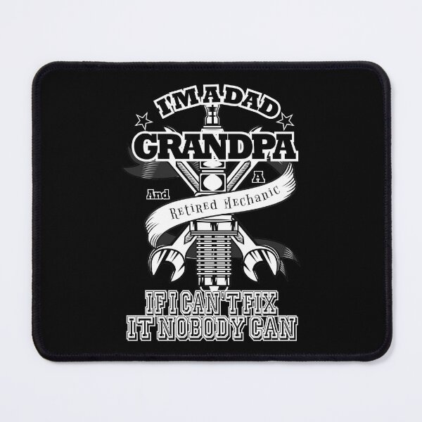 Item preview, Grandpa and a Retired Mechanic Funny designed and sold by Beautiful Designs.