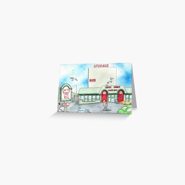 The Lucky Penny, San Francisco Greeting Card