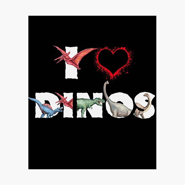Artikel-Vorschau von Ich liebe Dinos, ich liebe Dinos, designt und verkauft von WanderTravels.