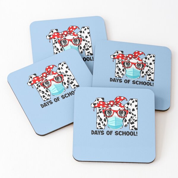 Item preview, 101 Days Of School Dalmatian Dog Face Mask 100th Day School T-Shirt designed and sold by LynnetteKabelma.