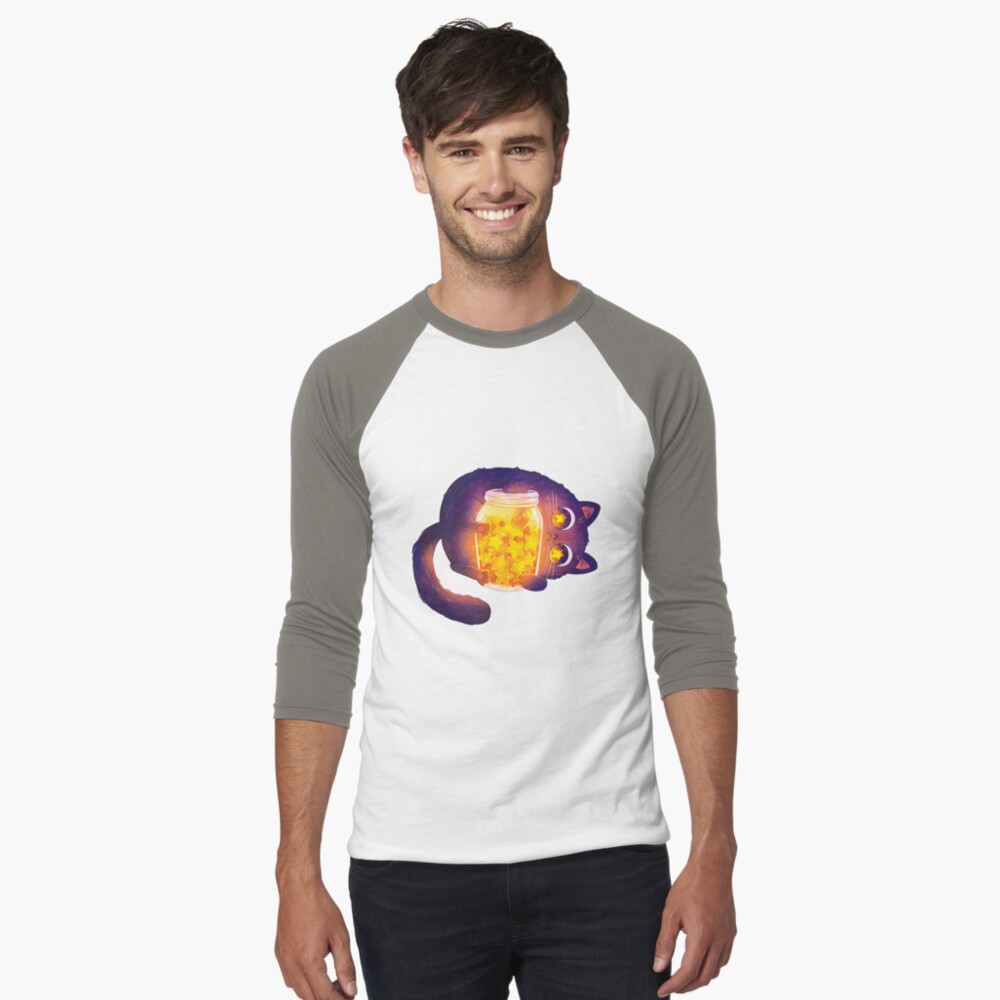 Item preview, Baseball ¾ Sleeve T-Shirt designed and sold by michelledraws.