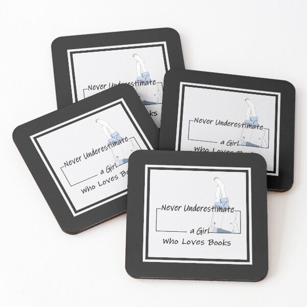 Item preview, never underestimate a girl who loves books designed and sold by xghambo.