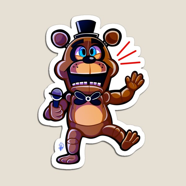 Five Nights at Freddy's: Freddy Fazbear die-cut Sticker 