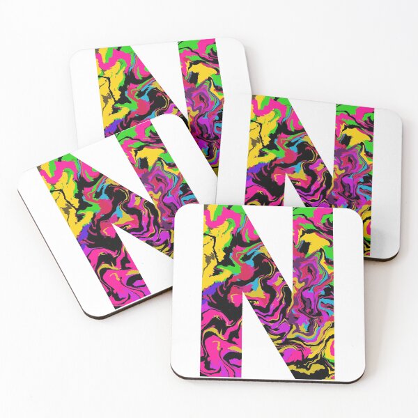 Item preview, Letter N Sticker designed and sold by WoollyOrbit2000.