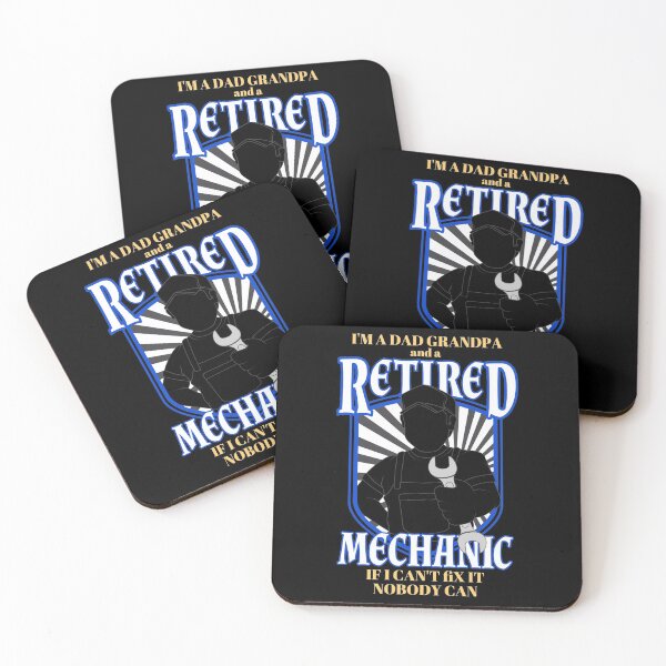 Item preview,  I'm A Dad Grandpa And A Retired Mechanic If I Cant Fix It Nobody Can - Retired Mechanic Funny designed and sold by Beautiful Designs.