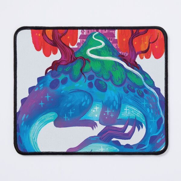 Item preview, Sleepy Magical Dragon Mountain designed and sold by michelledraws.