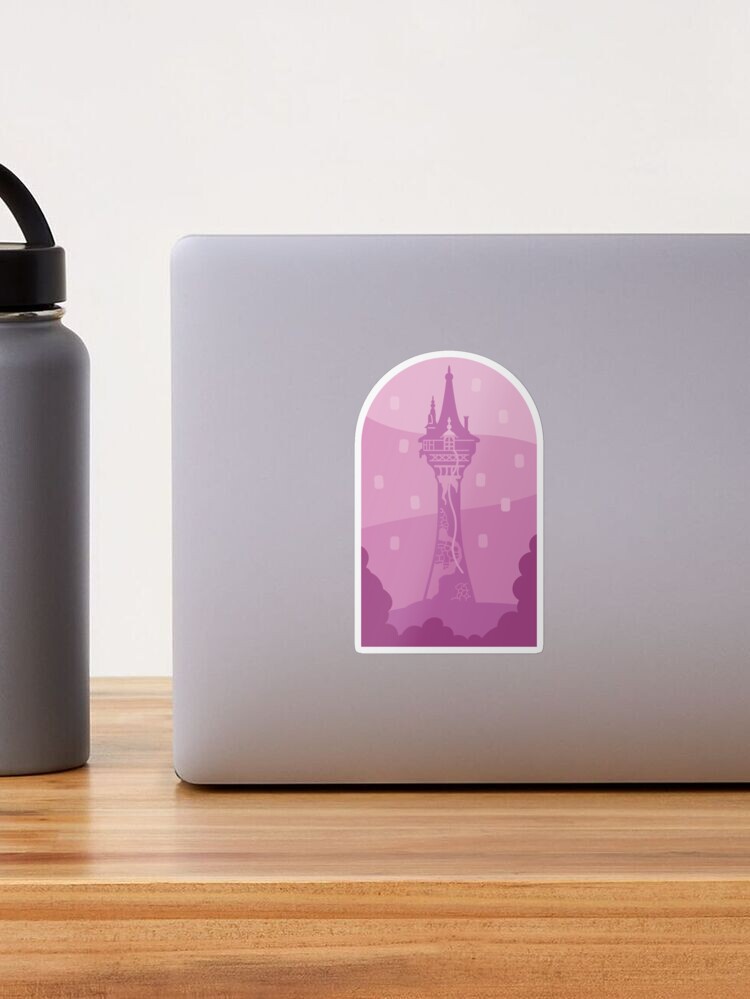 Rapunzel Inspired Hydroflask Sticker Sticker for Sale by caseelynn