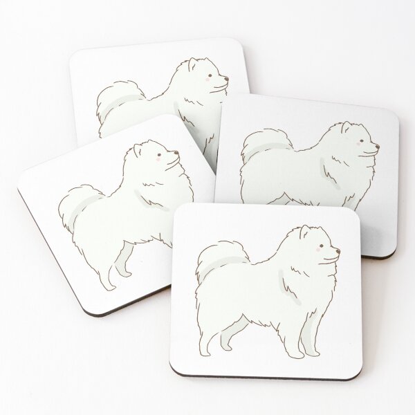 Item preview, Cute samoyed dog standing designed and sold by Mayarart.