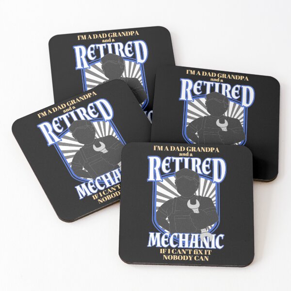 Item preview, I'm A Dad Grandpa And A Retired Mechanic If I Cant Fix It Nobody Can - Retired Mechanic Funny designed and sold by Beautiful Designs.