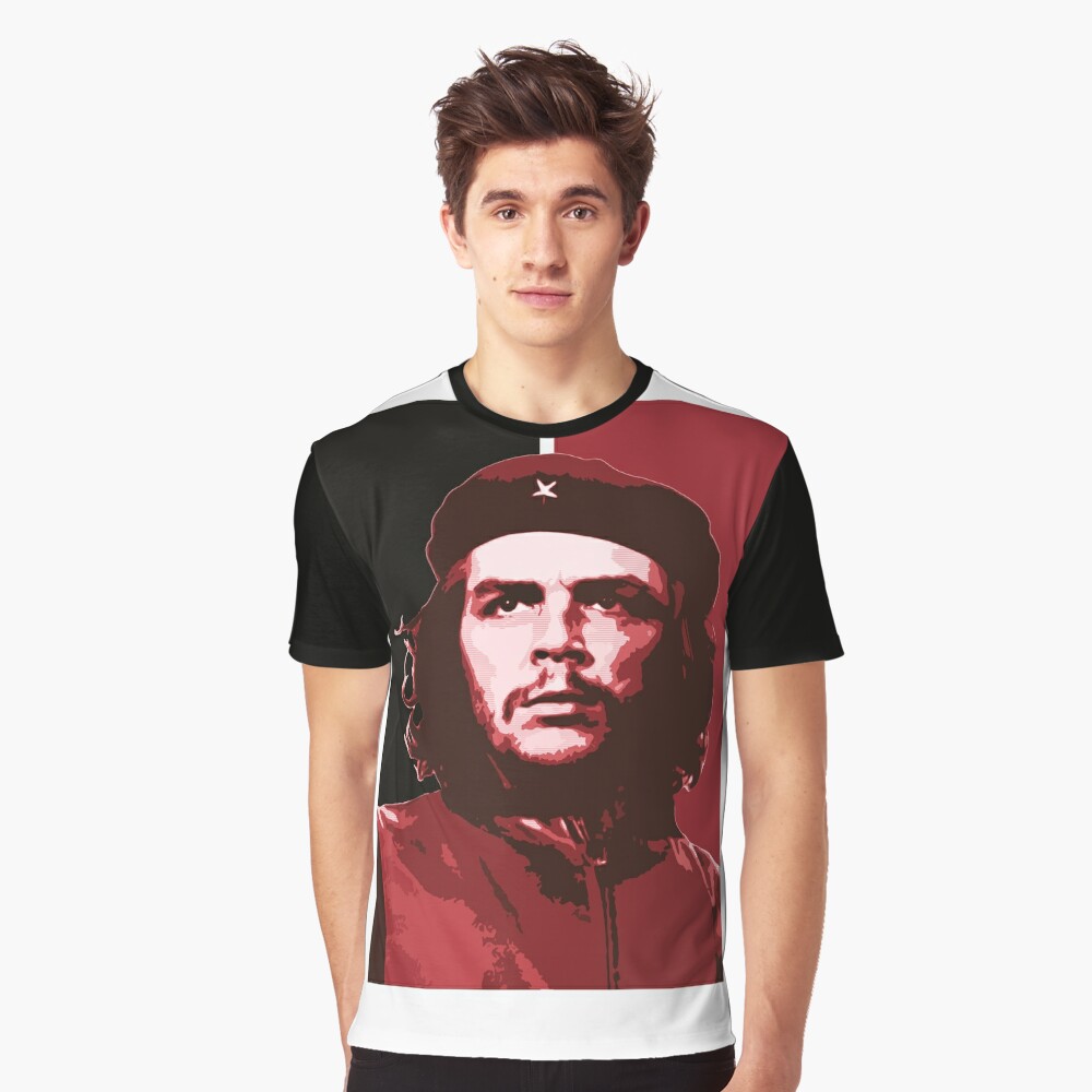 che guevara in red and black Essential T-Shirt for Sale by Platform11west