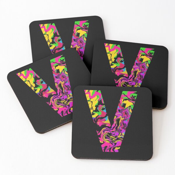 Item preview, Letter V Sticker designed and sold by WoollyOrbit2000.