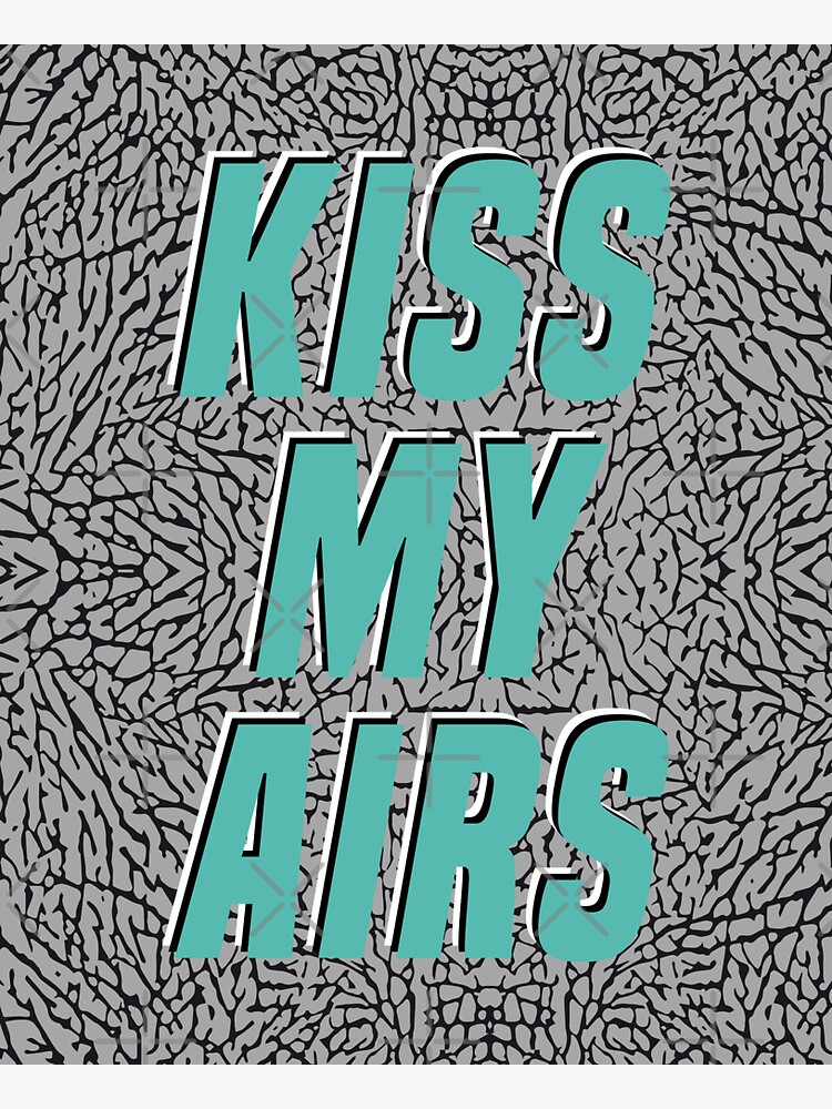 Kiss My Airs Elephant Sticker For Sale By Graphkicks Redbubble