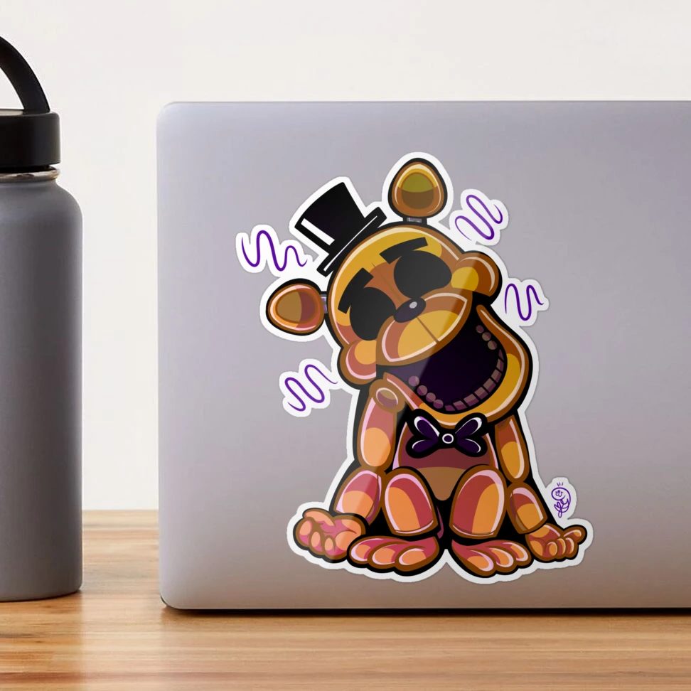 Five Nights at Freddy's Stickers FNAF Original Artwork Cute FNAF Golden  Freddy, Foxy, Etc Sticker 