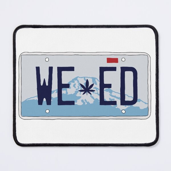 Item preview, WEED License Plate (Washington) designed and sold by connor-maitland.