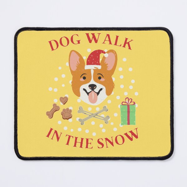 Item preview, Dog Walk in the Snow, Cute Puppy Winter designed and sold by kubrangle.