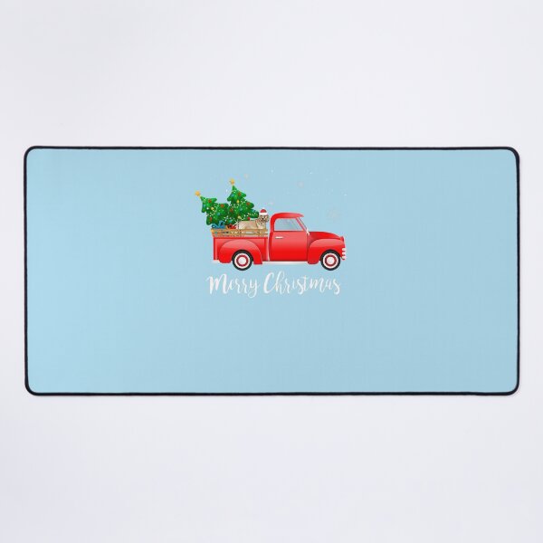 Artikelvorschau, Cockapoo Dog Riding Red Truck Christmas T-Shirt entworfen und verkauft von HaroldChamblin.