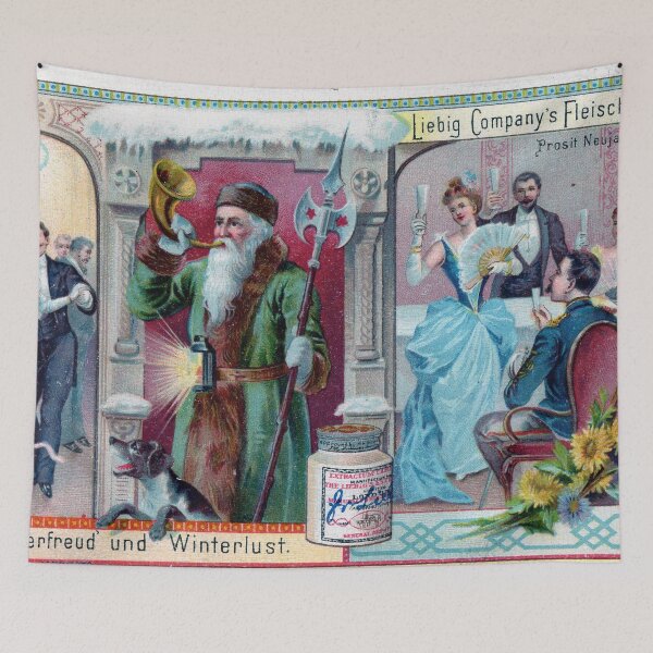 Item preview, Anuncio de Navidad vintage de finales de 1800 designed and sold by CSturgill2.