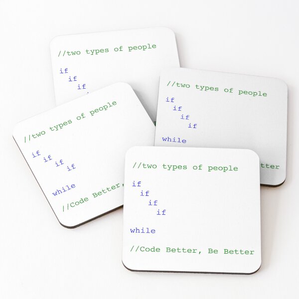 Item preview, Two Types of People: Nested If vs. While Loop designed and sold by EngineeringJoy.