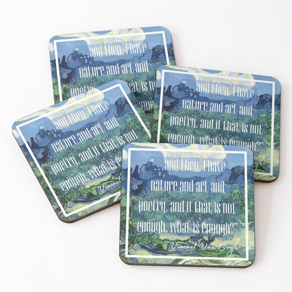 Item preview, Vincent Van Gogh Quote - Nature, Art and Poetry Vinspiration designed and sold by superbling.