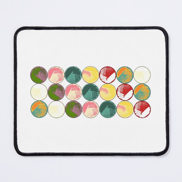 Item preview, Bacterial Streak Plate Collage designed and sold by emmacatwheels.