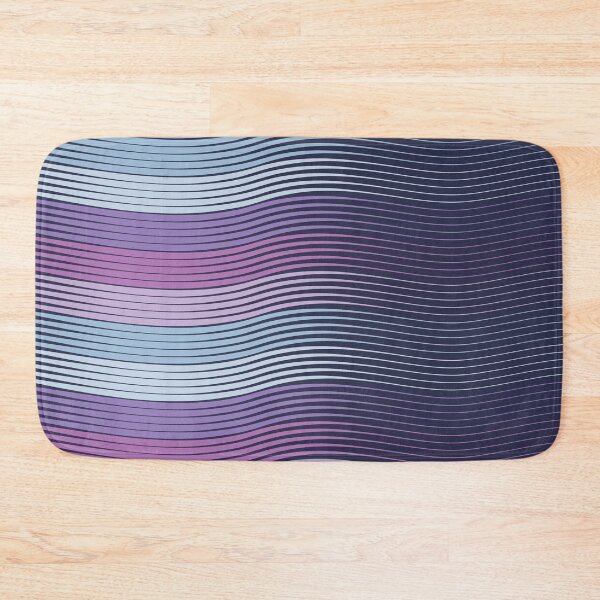 Item preview, Purple colored wavy stripes designed and sold by EngineerGoC.