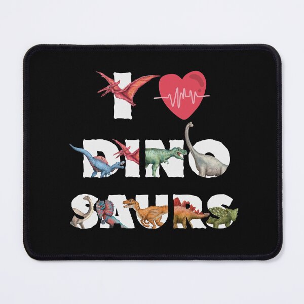 Item preview, I Love Dinosaurs, I Heart Dinosaurs, Dinosaur Heartbeat designed and sold by WanderTravels.