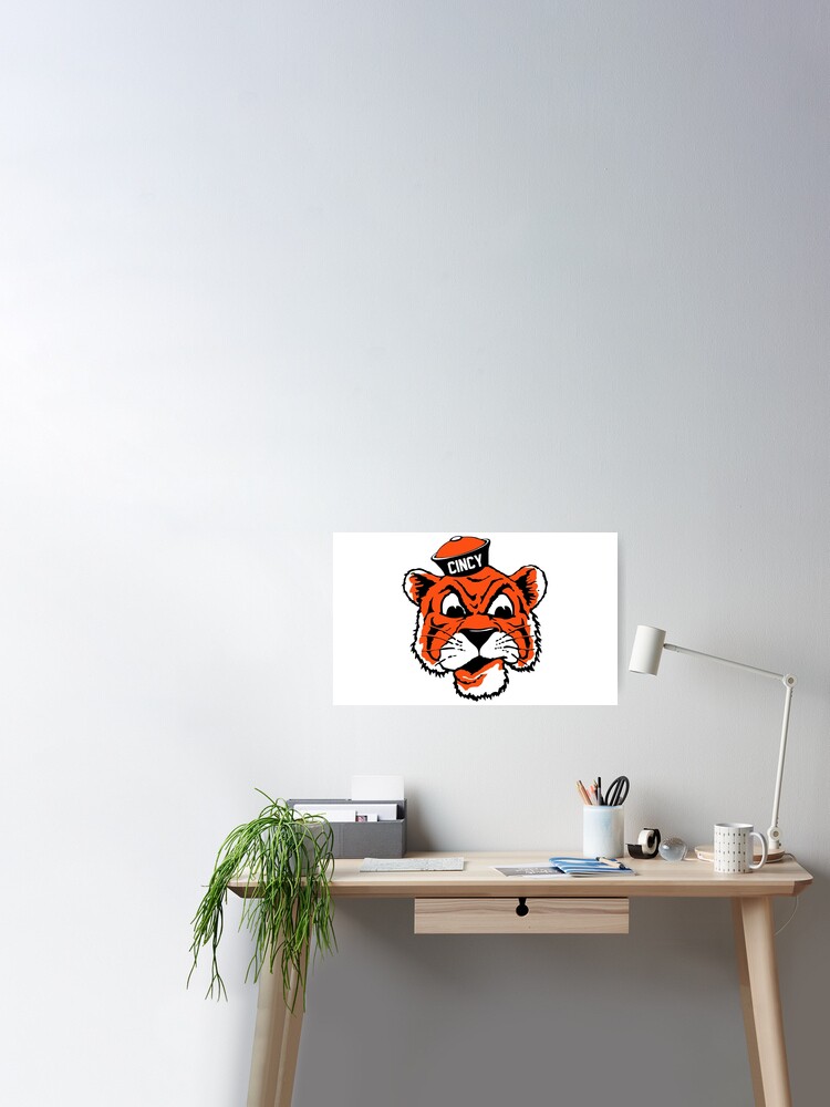 Cincinnati Bengals – retro modern, vintage inspired Poster, Art